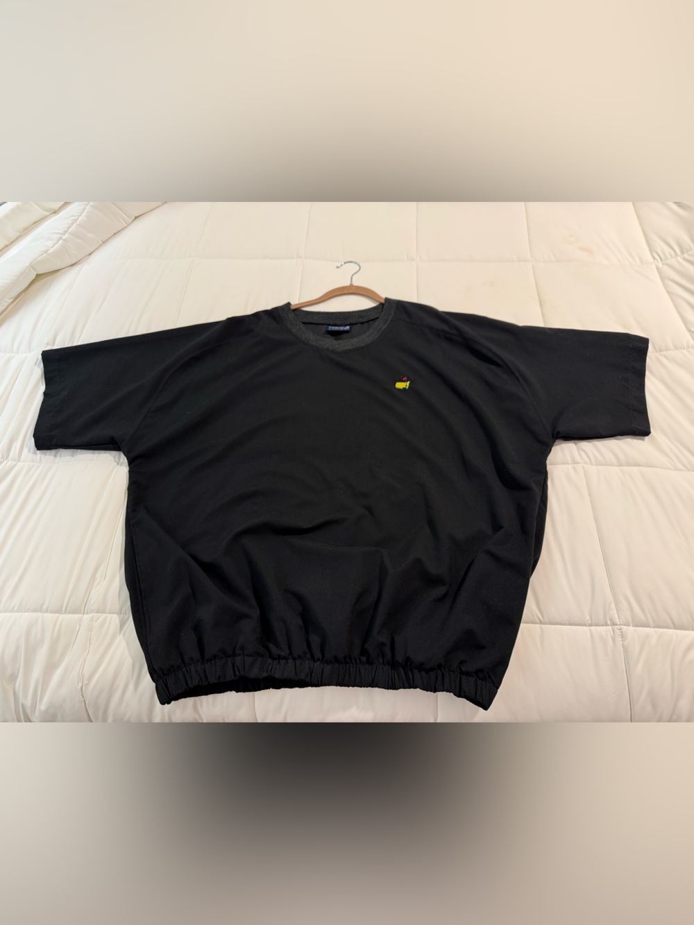 Vintage Masters logo wind / rain golf pullover